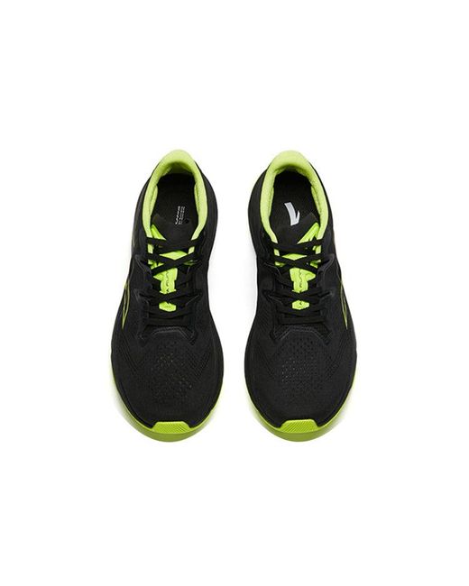 Anta Black Asphalt Road Fighter Lime' for men