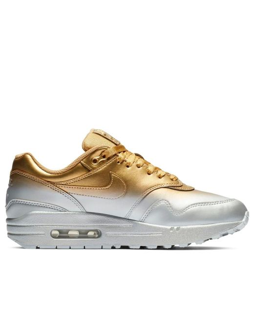 Nike White (Wmns) Air Max 1 Lx 'Metallic Platinum'