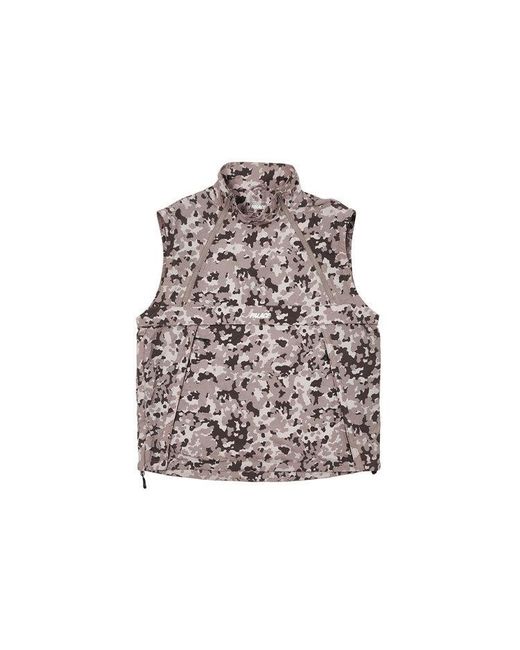 Palace Gray Ss22 Zip Off Gilet Jacket for men