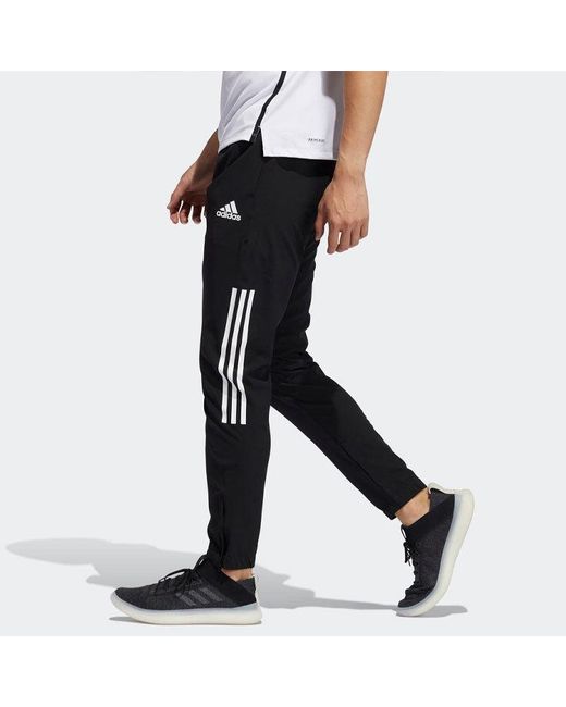 Adidas Black Plyr 3S Wbr Pnt Side Stripe Casual Training Sports Pants for men