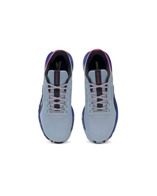 Reebok Blue Nanoflex Tr 'gable Grey Pursuit Pink'