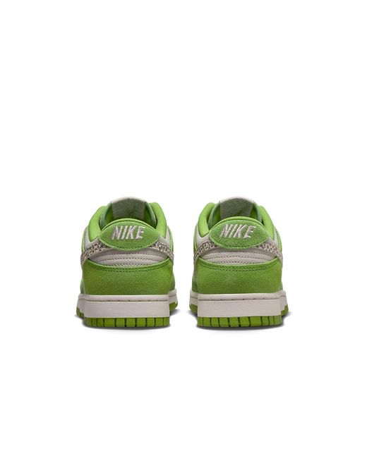 Nike Green Dunk Low Shoes for men