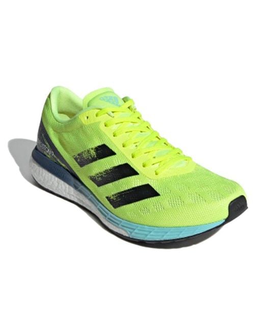 Adidas Blue Adizero Boston 9 'Solar' for men
