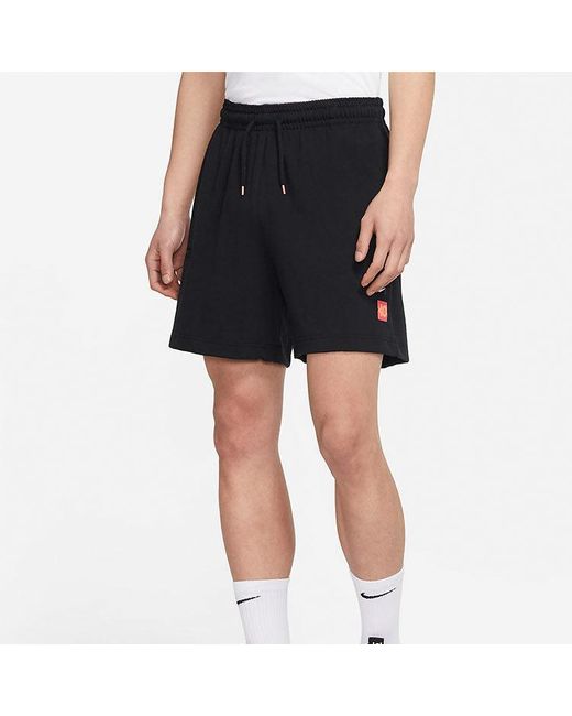 Nike Blue Kd Durant Basketball Sports Training Loose Breathable Knit Shorts for men