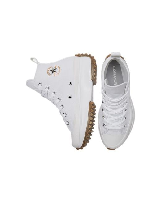 Converse White Run Star Hike High Gum' for men
