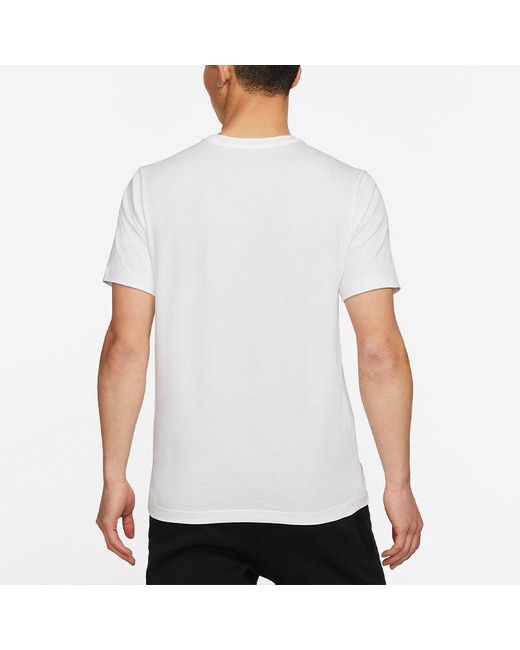 Nike White As Sportswear Tee Manga Hbr for men