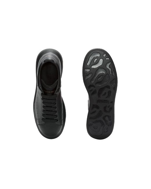 McQueen Black Oversized Sneaker 'Pure' for men