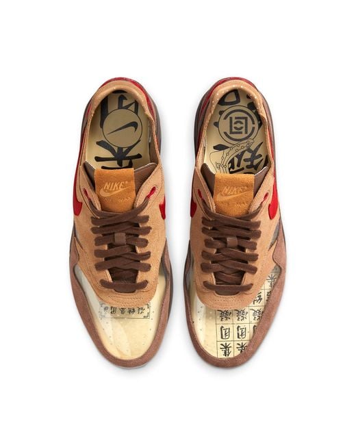 Nike Brown X Clot Air Max 1 'Kiss Of Death Cha' for men