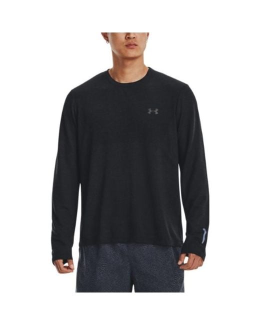 Under Armour Blue Seamless Stride Long Sleeve for men