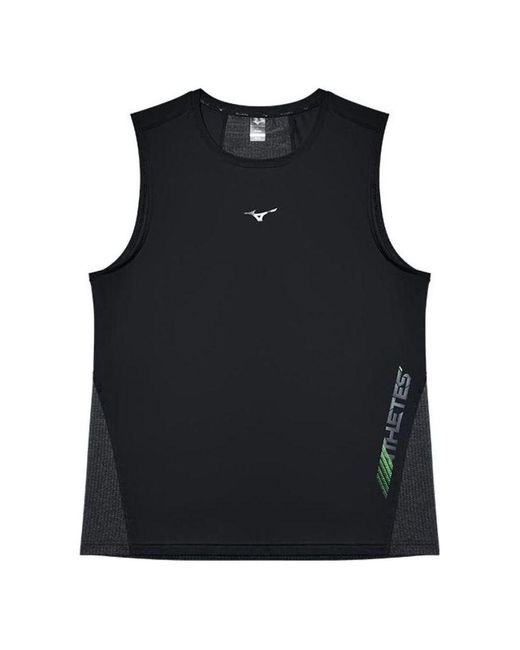 Mizuno Black Breathable Vest for men