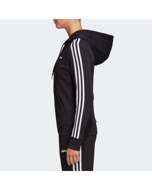 Adidas Blue (Wmns) 3-Stripes Hoodie