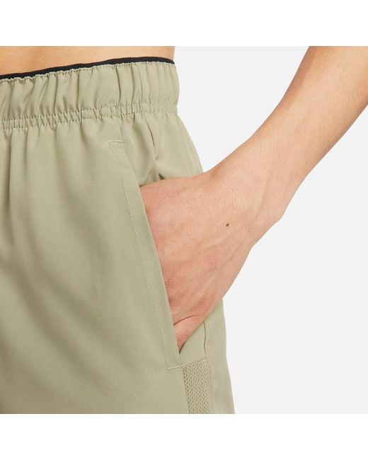 Nike Green Dri-Fit Challenger Running Shorts for men