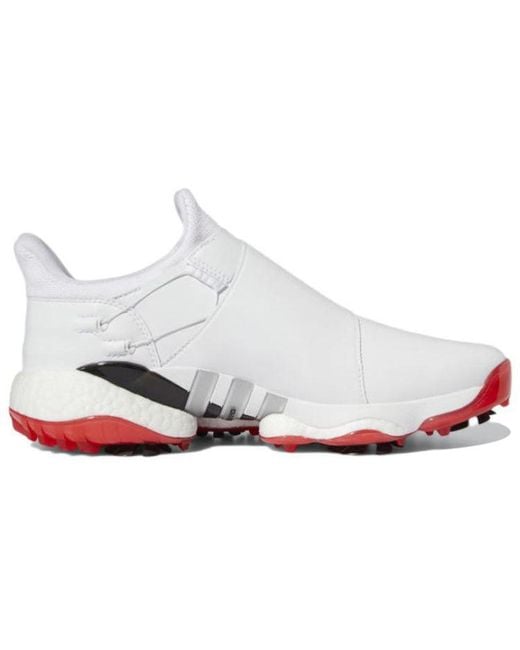 Adidas White Tour 360 22 Boa Golf Metallic' for men
