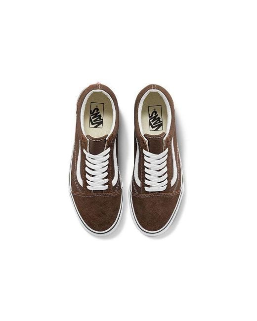 Vans Brown Old Skool 'Rain Drum' for men