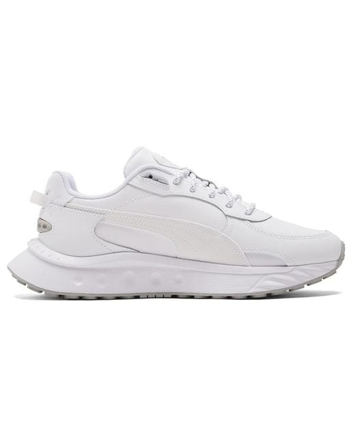 PUMA White Wild Rider Reflective for men