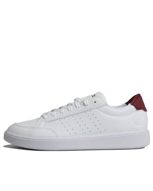 Adidas White Nova Court Shadow' for men