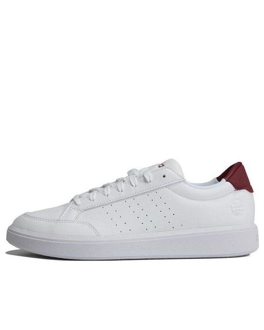 Adidas White Nova Court Shadow' for men
