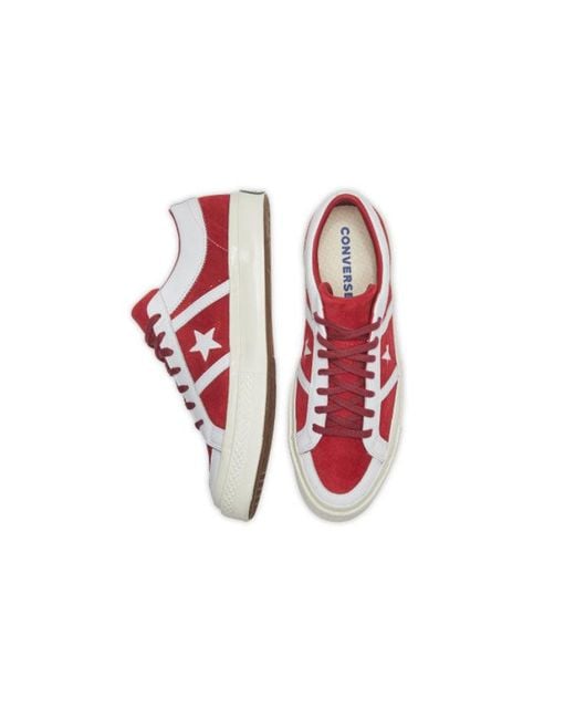 Converse Red One Star Academy for men