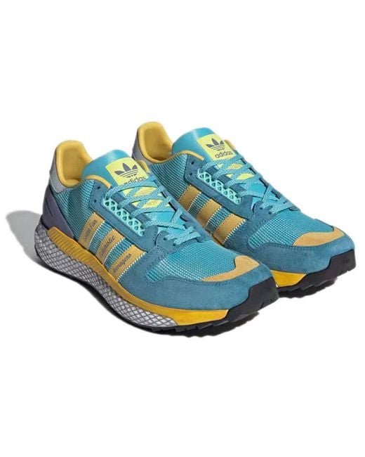 Adidas Blue Human Made X Questar 'Light Aqua' for men