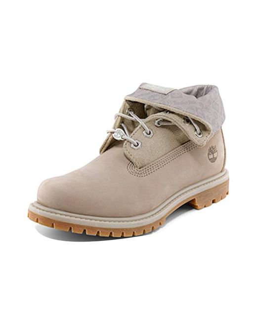 Timberland Natural Roll Top Boots Basic