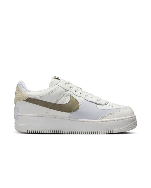 Nike White (Wmns) Air Force 1 Low Shadow