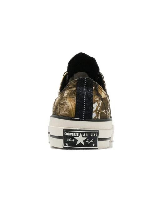 Converse Brown Realtree X Chuck 70 Low 'Edge Camo Print' for men