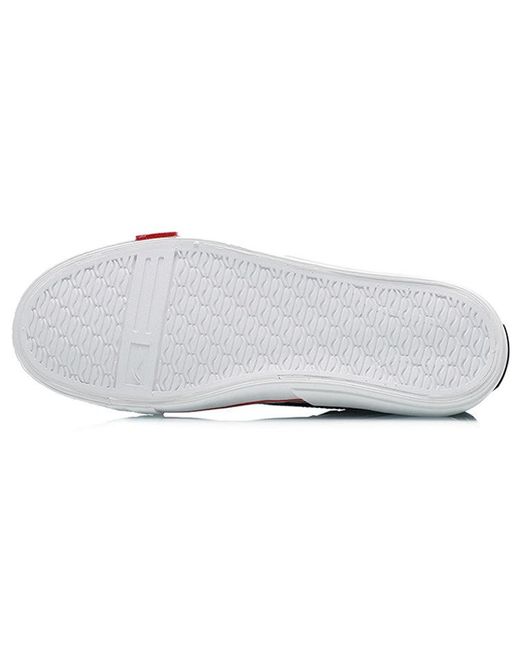 Li-ning Black Canvas Hi Shoes for men