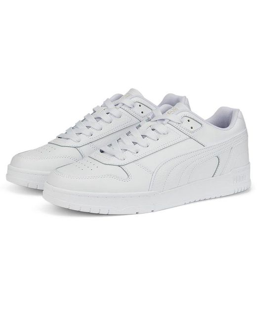 PUMA White Rbd Game Low for men