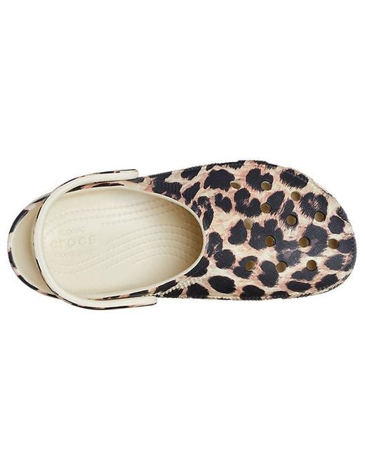 CROCSTM Brown (Wmns) Classic Platform 'Leopard'