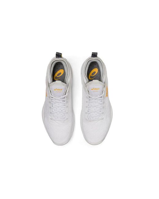 Asics White Glide Nova Ff 2 Saffron' for men