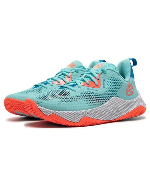 Under Armour Blue Curry 3 Hovr Splash And' for men