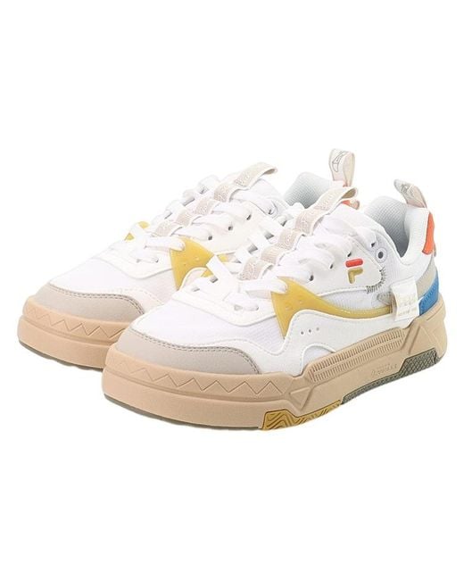 Fila White (Wmns) Bank Skate Shoes Gum'