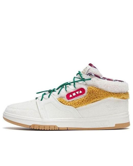 Anta White (Wmns) A-Shock Mid