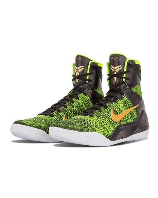 Nike Green Kobe 9 Elite 'Victory' 630847-077 for men
