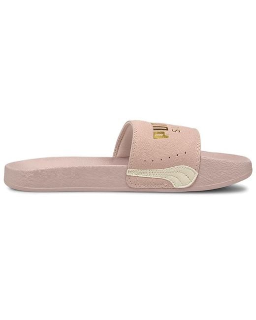 PUMA Pink Leadcat Ftr Suede Slide 'Classic'