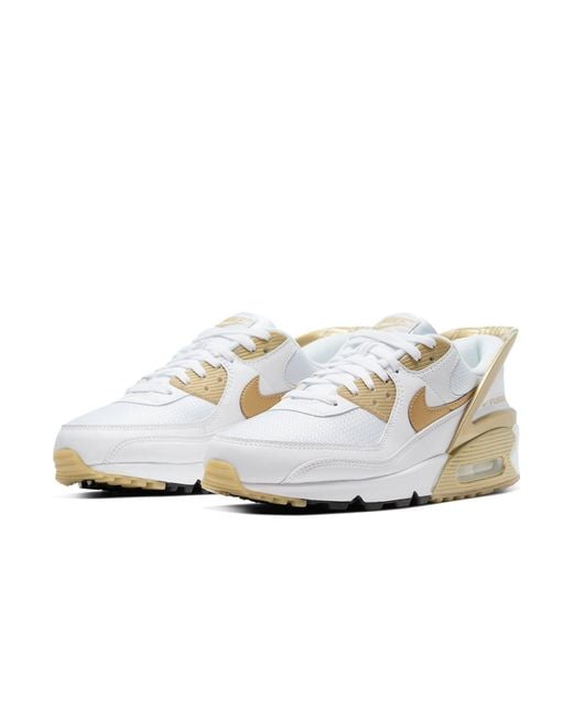 Nike White Air Max 90 Flyease 'Metallic' for men