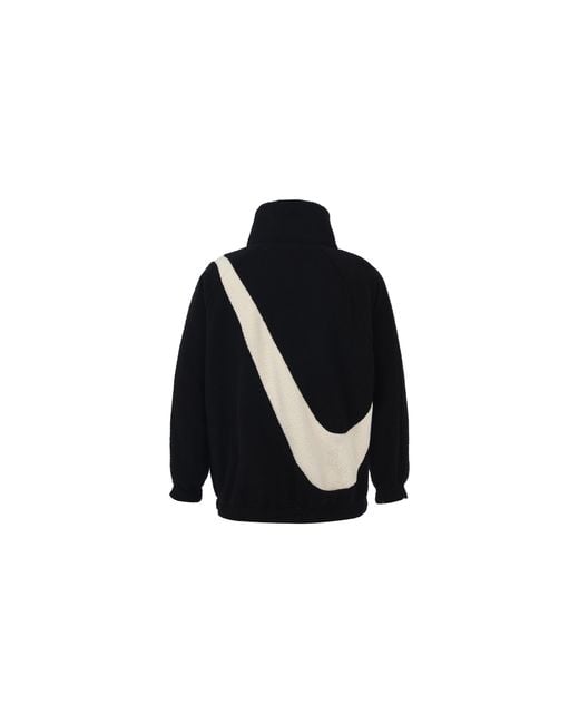 Nike Blue (Wmns) Large Logo Casual Reversible Jacket