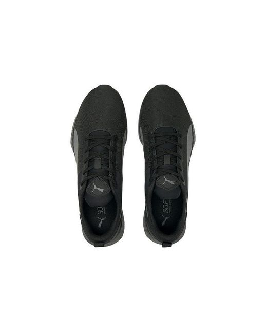 PUMA Black Flyer Runner Mesh Castlerock' for men