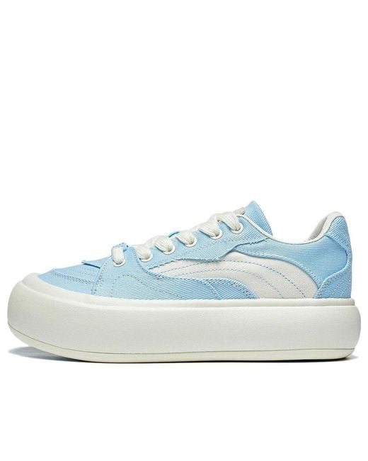 Li-ning Blue (Wmns) Puff Platform 'Sky'