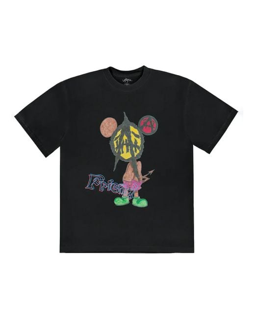 Travis Scott Black Utopia X St Michael 2B T-Shirt for men