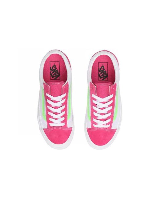 Vans White Style 36 Retro Sport 'Fuchsia' for men