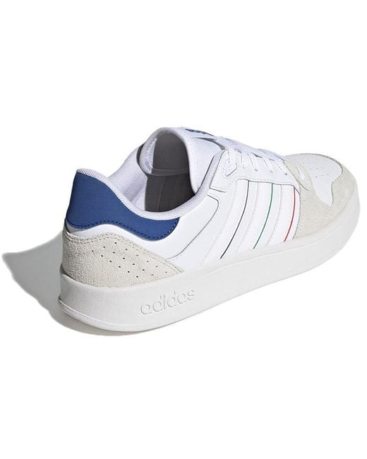 Adidas White Breaknet Plus for men