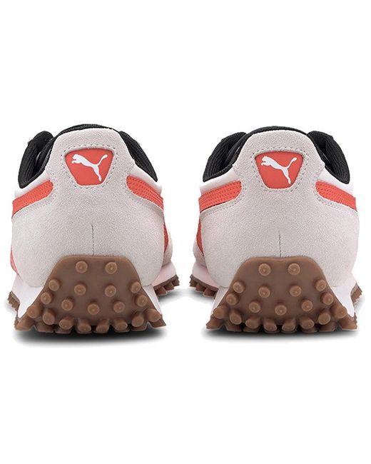 PUMA White Fast Rider Source Hot Coral' for men