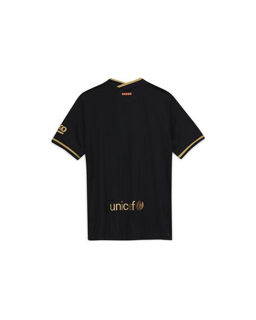 Nike Black Fc Barcelona 20/21 Fan Edition Jersey for men