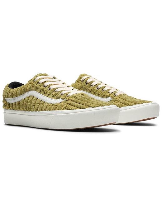 Vans White Comfycush Old Skool 'Jumbo Corduroy for men
