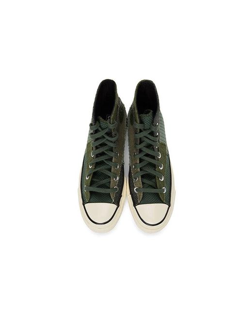 Converse Black Chuck 70 Hi 'Mono Patchwork for men