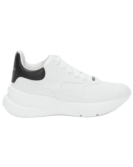 McQueen White Oversized Runner for men