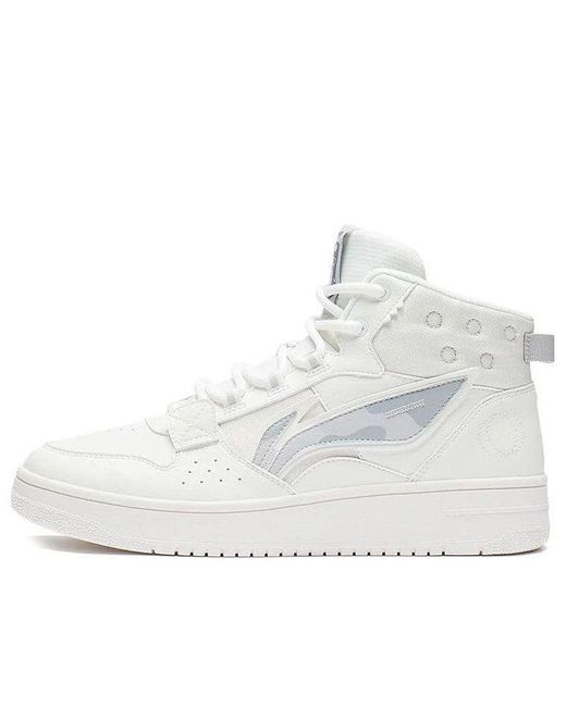 Li-ning White San Yuan High 3M for men