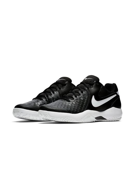 Nike Black Air Zoom Resistance Tennis Shoes for men