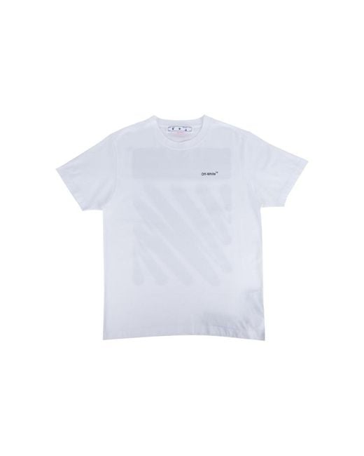 Off-White c/o Virgil Abloh Black Ss22 Solid Color Cotton Zebra Printing Short Sleeve T-Shirt for men